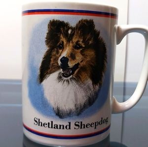 Papel shetland sheepdog mug